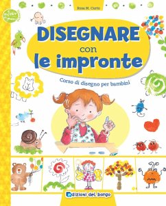 Cover Disegnare con le impronte. Corso di disegno per bambini
