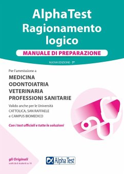 Alpha Test. Ragionamento logico. Manuale di preparazione - Tabacchi, Carlo; Bianchini, Massimiliano; Pavoni, Vincenzo