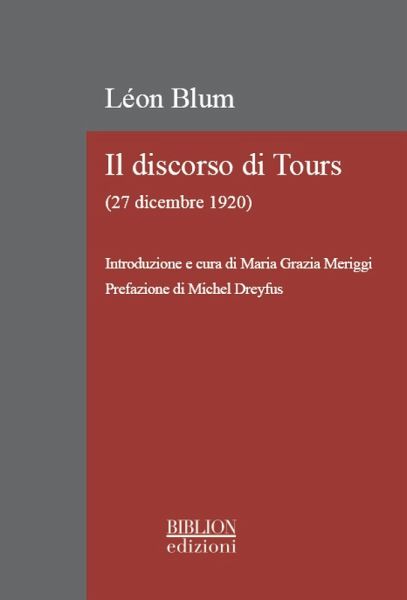 Il discorso di Tours. (27 dicembre 1920)