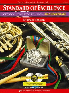 Cover Standard of excellence. Metodo completo per banda multimediale. Tambruri e percussioni a tastiera. Livello 1
