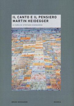 Cover Il canto e il pensiero. Martin Heidegger