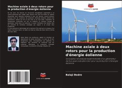 Cover Machine axiale à deux rotors pour la production d'énergie éolienne