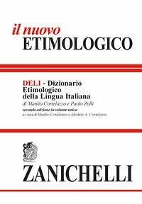 Cover Il nuovo etimologico. Dizionario etimologico della lingua italiana