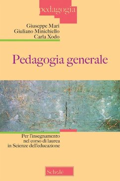 Cover Pedagogia generale. Per l'insegnamento nel corso di laurea in Scienze dell'educazione