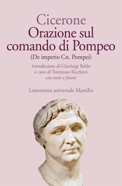 Cover Orazione sul comando di Pompeo-De imperio Cn. Pompei. Testo latino a fronte