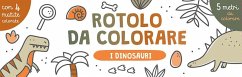 Cover I dinosauri. Rotolo da colorare