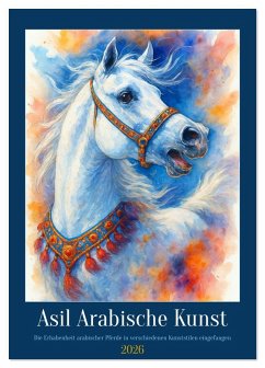 Cover Asil Arabische Kunst (Tischkalender 2026 DIN A5 hoch), CALVENDO Monatskalender