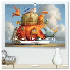 Humorvolle Tieranhäufungen - Voller Fantasie (hochwertiger Premium Wandkalender 2026 DIN A2 quer), Kunstdruck in Hochglanz