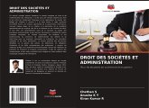 DROIT DES SOCIÉTÉS ET ADMINISTRATION