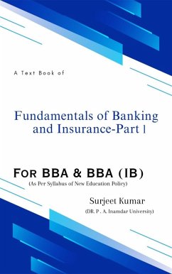 Cover Fundamentals of Banking and Insurance - Part I (eBook, ePUB)