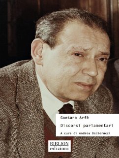 Gaetano Arfè. Discorsi parlamentari Gaetano Arfè. Discorsi parlamentari