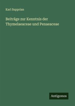 Cover Beiträge zur Kenntnis der Thymelaeaceae und Penaeaceae