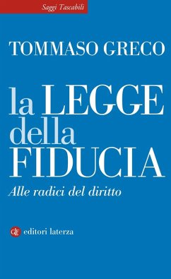 Cover La legge della fiducia. Alle radici del diritto