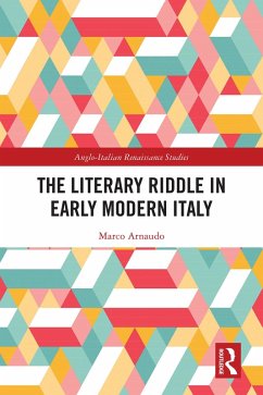 Cover The Literary Riddle in Early Modern Italy (eBook, ePUB)