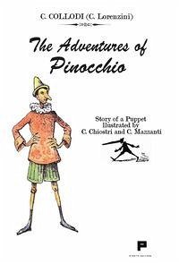 Cover The adventures of Pinocchio. Story of a puppet