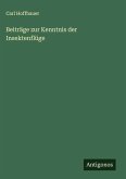 Beiträge zur Kenntnis der Insektenflüge