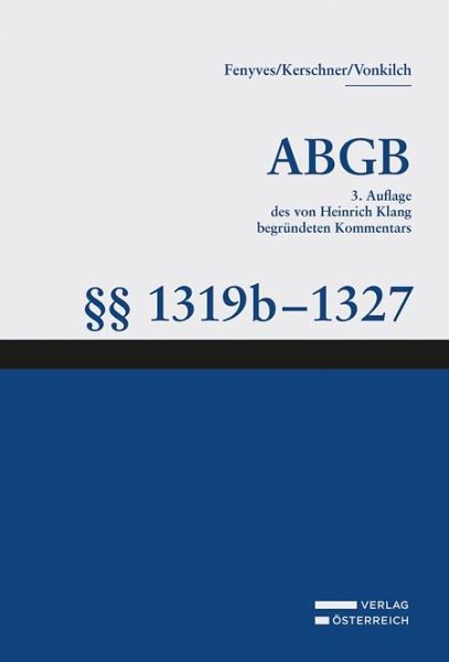 Großkommentar zum ABGB - Klang Kommentar Großkommentar zum ABGB - Klang Kommentar