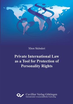 Cover PRIVATE INTERNATIONAL LAW AS A TOOL FOR PROTECTION OF PERSONALITY RIGHTS