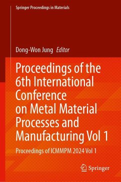 Cover Proceedings of the 6th International Conference on Metal Material Processes and Manufacturing Vol 1