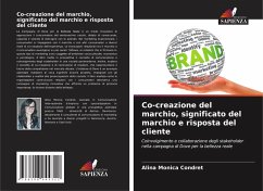 Co-creazione del marchio, significato del marchio e risposta del cliente - Condret, Alina Monica