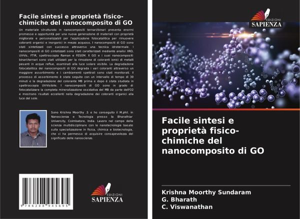 Facile sintesi e proprietà fisico-chimiche del nanocomposito di GO