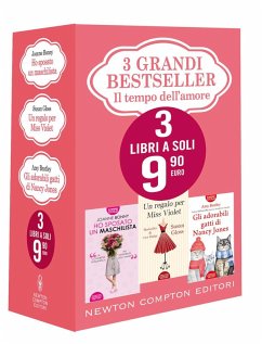 Cover 3 grandi bestseller. Il tempo dell'amore: Ho sposato un maschilista-Un regalo per Miss Violet-Gli adorabili gatti di Nancy Jones