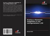 Scarica a filamento modellata in una configurazione 1,5D