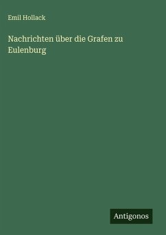 Cover Nachrichten über die Grafen zu Eulenburg
