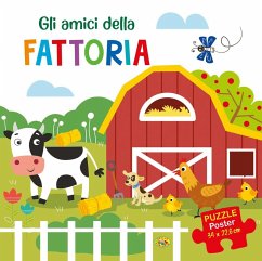Cover Gli amici della fattoria. Puzzle poster