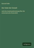 Der Geist der Gewalt