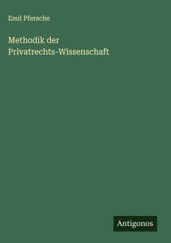 Cover Methodik der Privatrechts-Wissenschaft