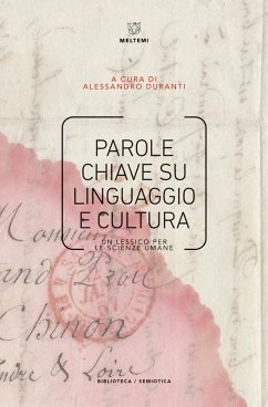 Cover Parole chiave su linguaggio e cultura. Un lessico per le scienze umane