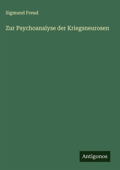 Cover Zur Psychoanalyse der Kriegsneurosen