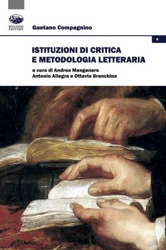 Cover Istituzioni di critica e metodologia letteraria
