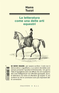 Cover La letteratura come una delle arti equestri