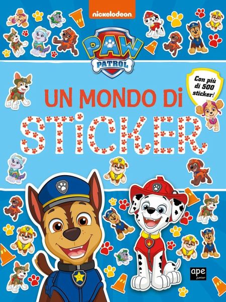 Un mondo di sticker. Paw Patrol