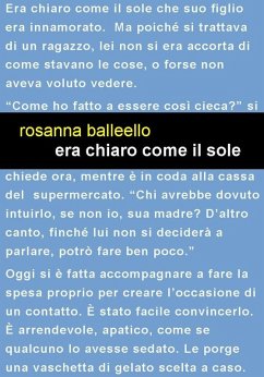 Era chiaro come il sole - Balleello, Rosanna