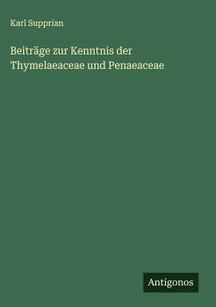 Cover Beiträge zur Kenntnis der Thymelaeaceae und Penaeaceae