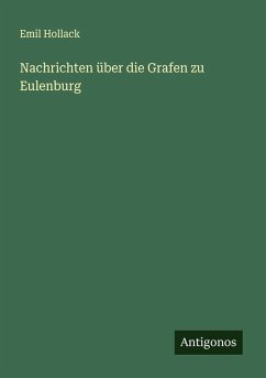 Cover Nachrichten über die Grafen zu Eulenburg