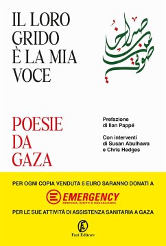 Cover Il loro grido è la mia voce. Poesie da Gaza