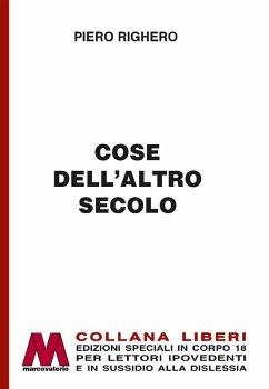 Cover Cose dell'altro secolo