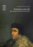Il pensiero come stile Il pensiero come stile