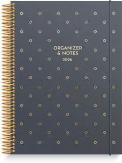 Burde Kalender Organizer & Notes 2026 blau