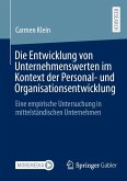 Die Entwicklung von Unternehmenswerten im Kontext der Personal- und Organisationsentwicklung (eBook, PDF)