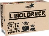 KREUL Linoldruck Set, Linoldruckfarbe 20 ml, 3 Schneidefedern, Linolplatte A6 und Zubehör KREUL Linoldruck Set, Linoldruckfarbe 20 ml, 3 Schneidefedern, Linolplatte A6 und Zubehör
