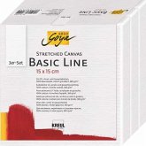KREUL SOLO GOYA Stretched Canvas Basic Line, Keilrahmen 3er Set, 15 x 15 cm KREUL SOLO GOYA Stretched Canvas Basic Line, Keilrahmen 3er Set, 15 x 15 cm
