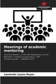Meanings of academic mentoring Meanings of academic mentoring