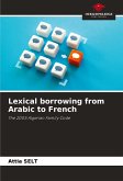 Lexical borrowing from Arabic to French