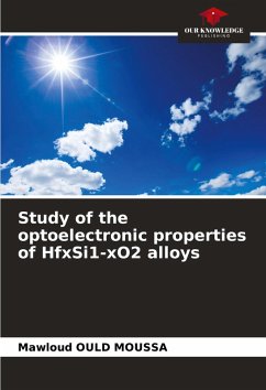 Cover Study of the optoelectronic properties of HfxSi1-xO2 alloys