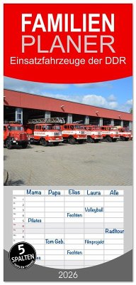 Familienplaner 2026 - Einsatzfahrzeuge der DDR mit 5 Spalten (Wandkalender, 21 x 45 cm) CALVENDO Familienplaner 2026 - Einsatzfahrzeuge der DDR mit 5 Spalten (Wandkalender, 21 x 45 cm) CALVENDO
